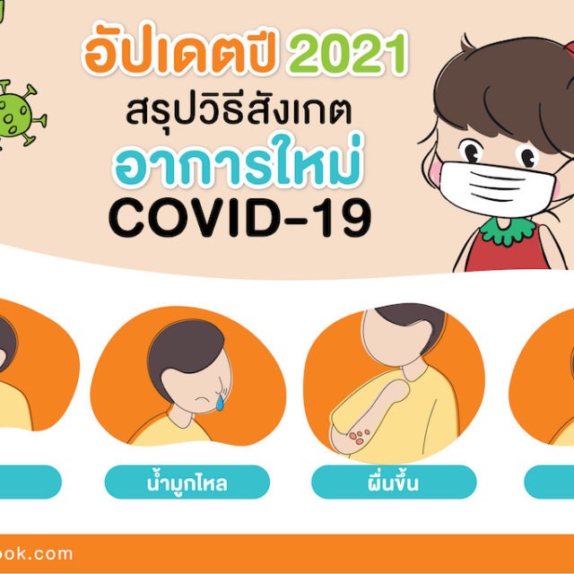 อัปเดตปี 2021 สรุปวิธีสังเกตอาการใหม่ COVID-19